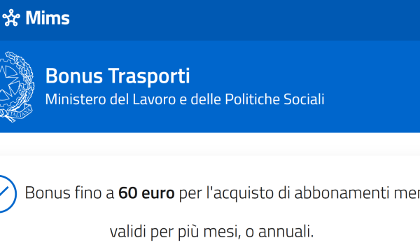 bonus trasporti