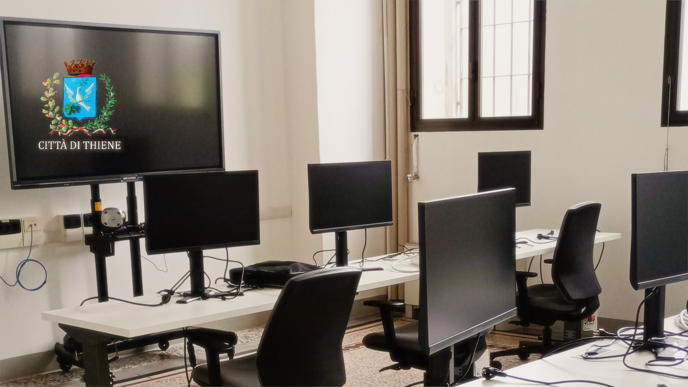 interno palestra digitale di via Vanzetti