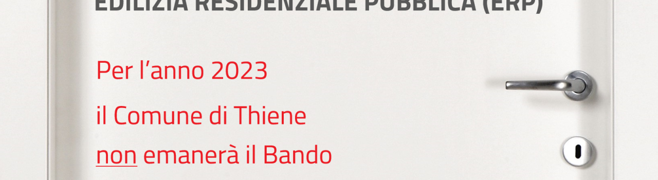 avviso Rinvio Bando ERP 2023