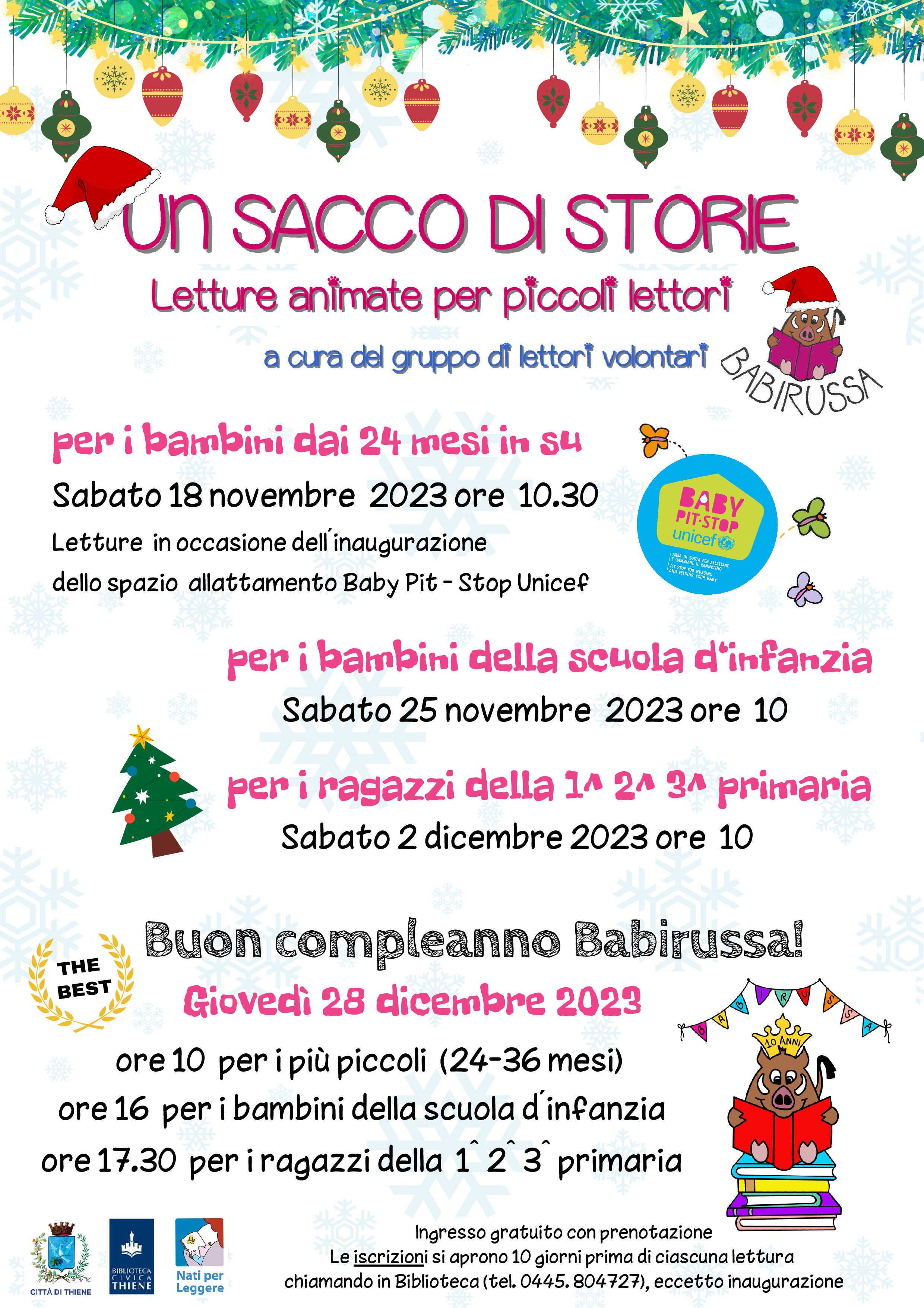 locandina 'Un sacco di storie' (inverno 2023)