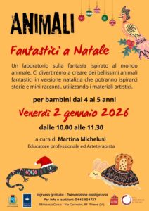 flyer Animali Fantastici a Natale