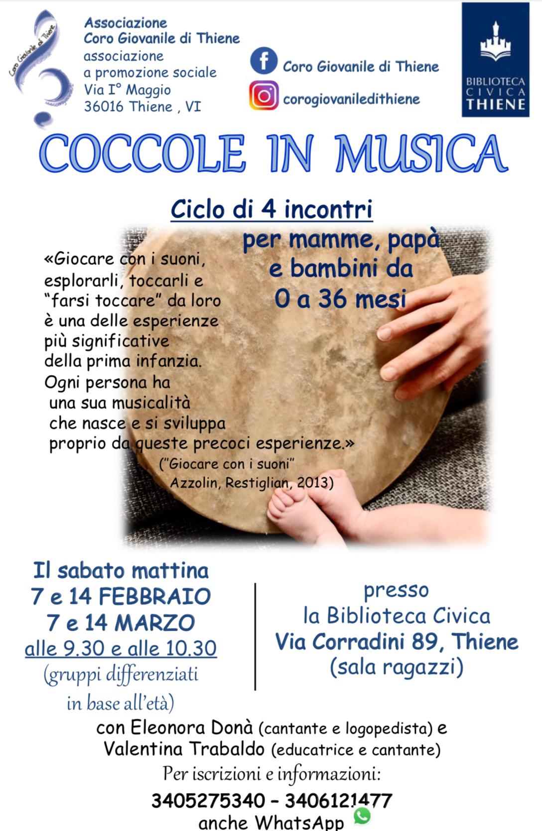 Locandina Coccole in musica 2026